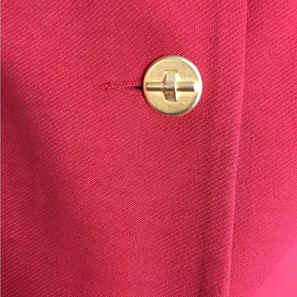 Cabi Collection red Beau bow blazer #3035 cropped size 2 - Picture 9 of 10
